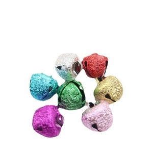 Campanas Cruzadas de 8mm, 15mm y 25mm, Colores Variados, Suministros de Metal para Manualidades, para Hacer Joyería, Decoraciones Navideñas - Product Image 5