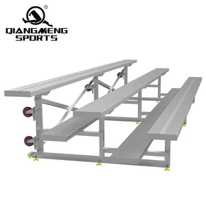 3 baris kursi Grandstand adalah aluminium Aloi portabel kursi Bleacher dalam ruangan Grandstand stadion dengan low rise