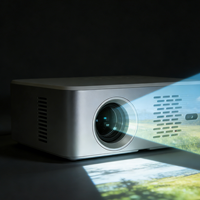 Proyector Portátil Android 2026 de 1080P 4K y 3500 Lúmenes con Altavoces Integrados para Oficina, Capacitación y Reuniones