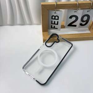 Funda de Teléfono Transparente Mate Magnética de TPU Acrílico 2025 - Compatible con Samsung <span class=keywords><strong>Galaxy</strong></span> S25, S24Ultra - Product Image 2