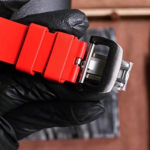 Hot-Selling NTPT Blue Carbon Fiber Luxury Design Hip-Hop Rock Singer Waterproof Luminous Men's Sports <b>Mechanical</b> <b>Watch</b> - Product Image 5