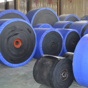 EP100 EP125 EP150 EP200 <span class=keywords><strong>3PLY</strong></span> 4PLY 5PLY Largeur 500mm-2400mm Ep Bande transporteuse en caoutchouc pour convoyeur minier Prix Broyeur de pierres - Product Image 1