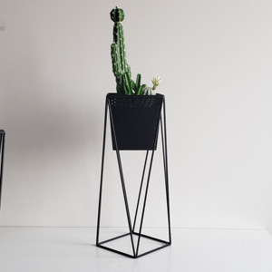 De Metal de contrato de tacón alto grande al aire libre <span class=keywords><strong>maceta</strong></span> para balcón o <span class=keywords><strong>en</strong></span> el jardín. - Product Image 5