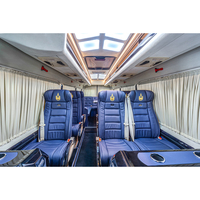Mercedes vip sprinter sièges sprinter siège lit double avec petite chaise pliante housse de peau épaisse siège pour bus peau épaisse