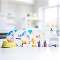 Bloque de Zirconia Multicapa Ivista 4D-ML en Oferta, 45%-59% de Translucidez, 700-1000 MPa, para Proyectos de Rejuvenecimiento Dental