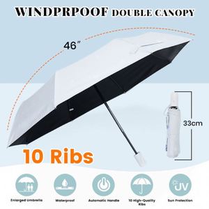 UPF 50+Black Coating Automatic Umbrella <b>Sun</b> Outdoor Garden Umbrella with Customize - Product Image 5