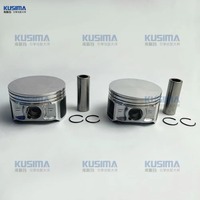 Piston de 86mm d'usine avec jeu de segments pour Chrysler 2.7L167 2700 V6 DOHC 24V 300 Magnum Dodge STD + 025mm + 050mm 5018627AA
