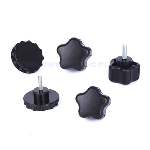 Wholesale Hardware Industrial Black Rubber And Abs Pvc Plastic Parts Handle And Knob