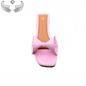 <span class=keywords><strong>Ciabatte</strong></span> da Donna Estive di Alta Qualità Commercio Estero, Nuovo Design <span class=keywords><strong>con</strong></span> <span class=keywords><strong>Tacco</strong></span> e Fiocco Fashion - Product Image 5