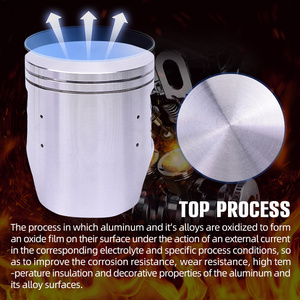 Precio de fábrica para CRM250 Venta caliente 250CC STD 66MM Nuevo juego de pistón y anillo de motocicleta - Product Image 6