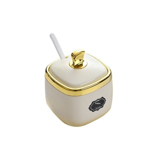 Bocaux à épices de <span class=keywords><strong>luxe</strong></span> en plastique style nordique, avec couvercle, boîte à sel MSG, salière à poivre pour cuisine domestique - Product Image 6