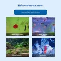 Filtre externe pour aquarium HW302 en plastique avec coton filtrant, pompe à eau et tuyau d'alimentation