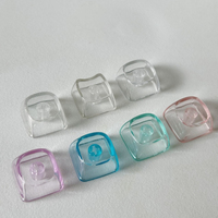 Vente en gros de touches de clavier mécanique DIY en PBT vierges 1U R4 pour commutateurs MX, touches de remplacement colorées en forme d'ours et de chat mignons