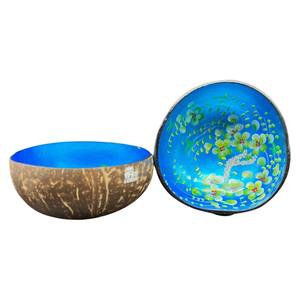 100% hecho a mano en Vietnam, juego de cuencos redondos antiguos ecológicos, vajilla única de cáscara de coco 100% para decoración del hogar - Product Image 2