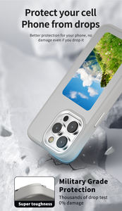 Custodia intelligente per telefono a inchiostro E abilitata per NFC per <span class=keywords><strong>iPhone</strong></span> 15 14 13 Pro <span class=keywords><strong>Cover</strong></span> schermo <span class=keywords><strong>con</strong></span> Display fotografico campione gratuito - Product Image 3