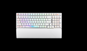 Teclado Mecánico Óptico Inalámbrico R-O-G Strix Sco-pe II RX 98 Blanco con Interruptores PBT y Teclas Totalmente Programables - Product Image 4