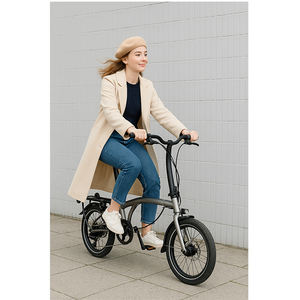 Vélo électrique Saili 2025 Xiao Bu 45 km 350 W avec batterie au lithium 17 Ah, vélo électrique pliable <span class=keywords><strong>Brompton</strong></span> 250 W pour la conduite - Product Image 2