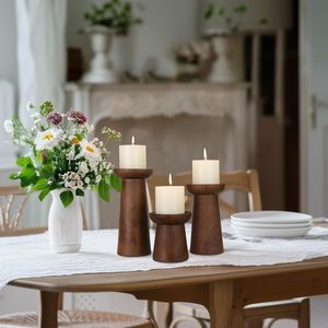 Bougeoirs Bougeoirs <span class=keywords><strong>en</strong></span> <span class=keywords><strong>bois</strong></span> Bougeoirs <span class=keywords><strong>en</strong></span> <span class=keywords><strong>bois</strong></span> pour salon, table pour mariage, noël, fête, maison - Product Image 4