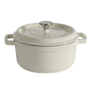 Hot-Selling Round Soup Pots Non Stick Soup Pot Castiron Enamel Pot With 2 Ears