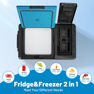 Réfrigérateur portable <span class=keywords><strong>Alpicool</strong></span> KT Easy Carry, glacière de camping, charge solaire, mini congélateur, capacité 12V, double usage, réfrigérateur de voiture - Product Image 4