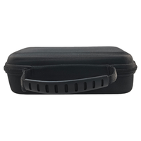 Grande trousse de voyage en EVA avec logo personnalisé, design simple et décontracté, anti-poussière, durable, antichoc, fermeture éclair, bande élastique, étanche, étui pour appareil électrique