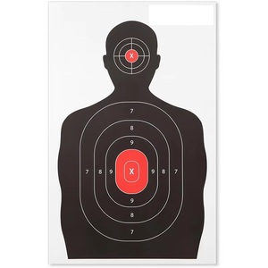 Large Silhouette Outline Paper Marker Sheet with MultiZone Target Zones for Outdoor Practice Training and Visual Reference - Product Image 6