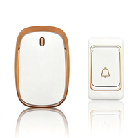 Sonnette sans fil à piles longue portée, 32 mélodies, carillon de porte portable, installation facile, logo OEM personnalisé, appartement, hôtel