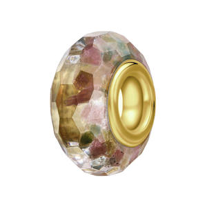 Perles en verre cuivré blanc très demandées, composants essentiels pour bracelets, accessoires et pendentifs DIY haut de gamme originaux. - Product Image 3