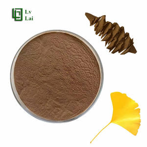 Bubuk Ekstrak Daun <span class=keywords><strong>Ginkgo</strong></span> <span class=keywords><strong>Biloba</strong></span> Berkualitas Tinggi 24% Flavonoid 6% Laktone Kelas Makanan - Product Image 1