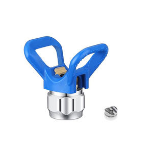 Pistolet de pulvérisation Airless Tip Guard Couleur bleue Avec 2 jeux de joints de protection de buse pour pistolet de peinture Airless - Product Image 1