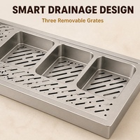 Lave-bouteilles automatique pour évier de cuisine, rinçage de verres haute pression, nettoyeur de tasses en acier inoxydable 304, outil de lavage de verres de bar