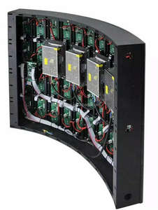 Pantalla <span class=keywords><strong>LED</strong></span> curvada personalizable para exteriores, panel <span class=keywords><strong>LED</strong></span> publicitario de alto brillo, P4 P5 pared de vídeo, pantalla <span class=keywords><strong>Led</strong></span> impermeable - Product Image 6