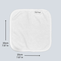 Lingettes réutilisables en microfibre de bambou et coton pour le démaquillage et le nettoyage, serviettes douces pour le visage