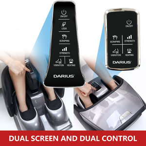 Darius corpo vibrazione del piede massaggiatore aria compressione e calore caratteristica per il miglioramento della circolazione sanguigna - Product Image 3