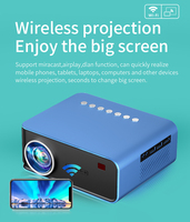 Nuevo Proyector Láser de Tiro Ultra Corto, Mini Proyector HD 600p Compatible con 720p, Lente LED para Cine en Casa
