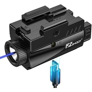 EZSHOOT ไฟฉายเลเซอร์คอมโบ 1000 ลูเมนส์ ไฟฉาย LED ลำแสงเลเซอร์สีเขียวแบบชาร์จไฟได้ - Product Image 5