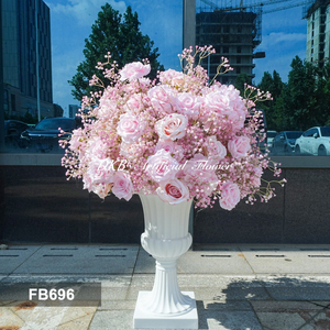 Flores Artificiales DKB al por Mayor, Bolas de Rosas de Seda de Lujo para Decoración de Hoteles, Bodas, Fiestas de Cumpleaños, Eventos Escolares - Product Image 3