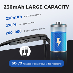 Gafas de Sol Deportivas Inteligentes Multifuncionales para Exteriores con Cámara 4K de Fábrica - Product Image 3