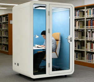 Cabine de travail moderne, bureau extérieur, salle de <span class=keywords><strong>réunion</strong></span> portable, cabine de bureau préfabriquée, cabine de confidentialité téléphonique - Product Image 3