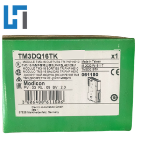 โมดูล PLC รุ่นใหม่ TM3DQ16TK ซีรีส์ TM3 16 จุด ทรานซิสเตอร์เอาต์พุต PNP HE10 ตัวควบคุมการเขียนโปรแกรม PLC มีสินค้าในสต็อก - Product Image 1