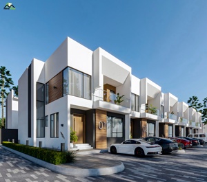 Villa modular prefabricada portátil de 3 dormitorios con estructura de acero para hotel o edificio de espacio irregular casa moderna para baño de oficina - Product Image 2