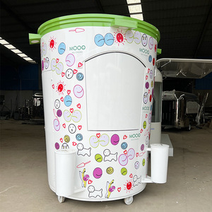 Carro de Comida Multifuncional Personalizado con Forma de Autobús, Promoción de Marca Comercial, Autobús de Helados de Verano - Product Image 3