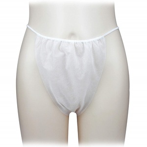 Sujetador y bragas desechables para Sauna, tangas desechables de alta SMS para ropa interior de Spa - Product Image 1