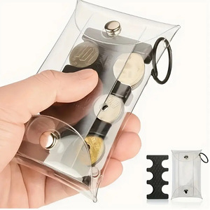 Porte-monnaie/Porte-cartes/Organisateur de pièces de jeu en PVC transparent MM&UU - Product Image 3