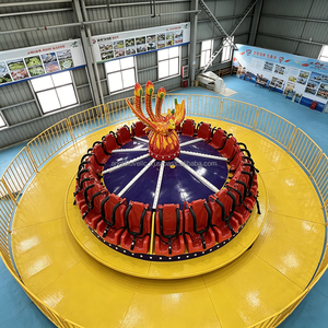 Atracción de Gran Capacidad para Parques de Diversiones, Disco Giratorio Mágico con Forma de Fénix Personalizado para Parques Infantiles al Aire Libre - Product Image 1
