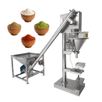 Machine de remplissage automatique à vis sans fin haute capacité pour le dosage et le conditionnement de farine, épices, sel, sucre, protéines, matcha et poudres sèches