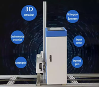 Mesin cetak dinding Uv otomatis 3d, pencetak dinding vertikal otomatis
