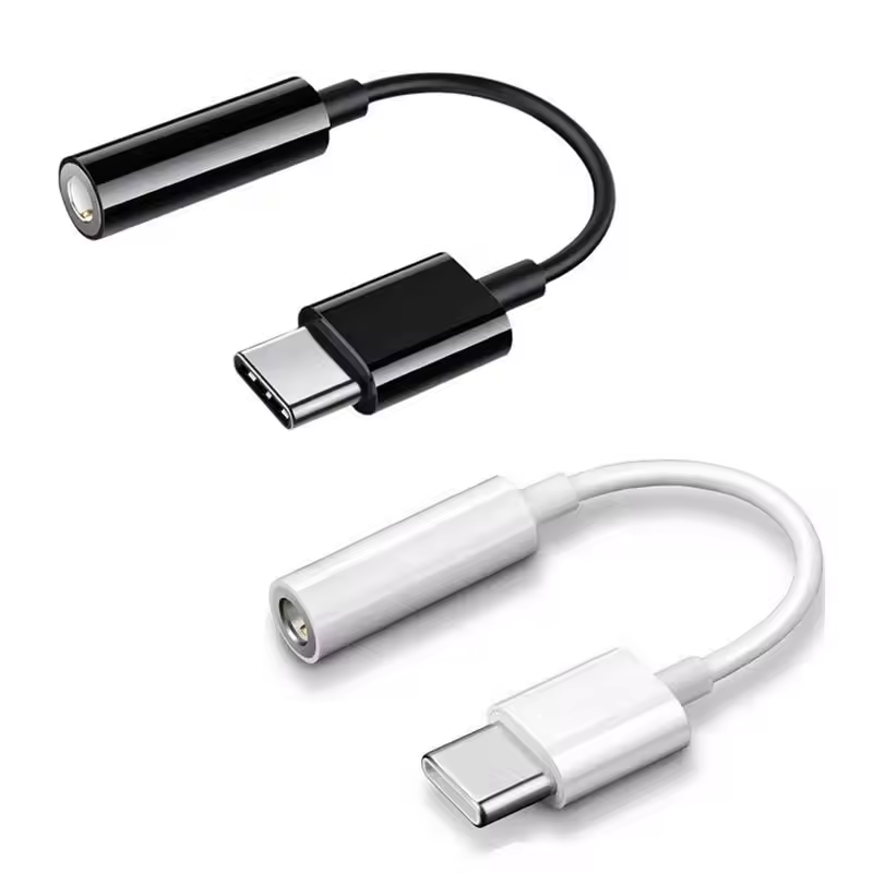 Venta al por mayor Usb C Adaptador tipo C a 3,5mm Audio Aux auriculares Jack Cable adaptador para Samsung Huawei Android teléfono