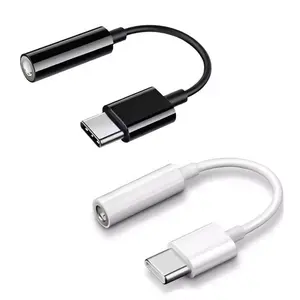 Wholesale Usb C Adapter Type C To 3.5mm Audio Aux Headphone Jack Cable Adapter For Samsung Huawei Android Phone