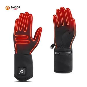 Winter Thermal Hand Warmer Electric Car Heat Glove Kids Football USB Rechargeable Heated Ski Gloves For Freezer Warehouse